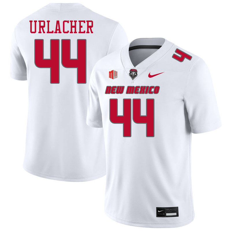 New Mexico Lobos #44 Brian Urlacher College Football Jerseys,Uniforms-White